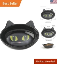 Ceramic Cat Bowl 5.5" Wide Whisker Friendly Dishwasher Safe for Food & Water