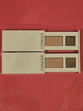 2x Clinique All About Shadow duo ~23 Hazy/ 22 Ballet Flats single shade  ~1.7g