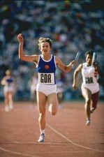 Olympic 1980 Marlies Gohr Of The German Democratic Republic Old Photo