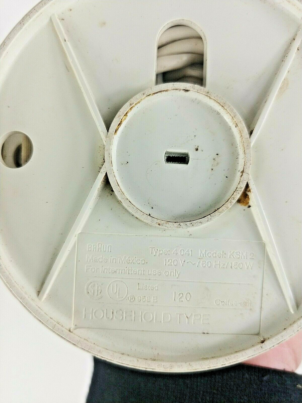 Braun Aromatic KSM2 Coffee Spice Nuts Grinder 2.5oz 150 Watt Tested