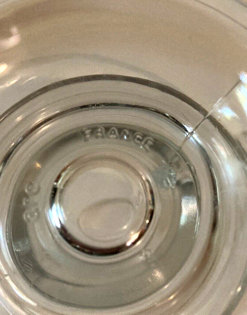 Pedestal Clear Coffee Mugs Tea Mugs Made In France Beautiful French