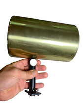 Vintage 1970s Gold Brass Lightolier R30 Canis...