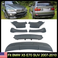 Unpainted Aero Bodykits Front Splitter Rear Diffuser For BMW X5 E70 2007-2010