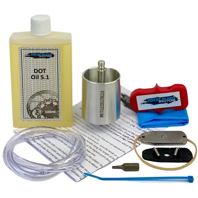 TBS Easy to Bleed Kit für Hope. DOT Fluid Option - Tech 3 4 Evo Mini Moto Race
