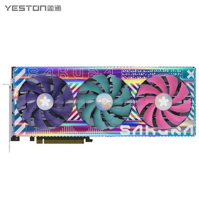 YESTON AMD RX7900XTX 24GB SAKURA SUGAR 384bit GDDR6 Pcie 4.0×16 2270-2500MHz GPU