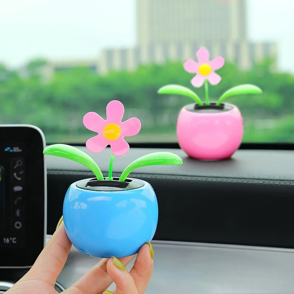 Wackelfigur Blume Solar Tanzende Blume Solarblume Wackelfigur Wackelblume Sol... - Bild 3 von 4