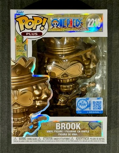 Funko pop Plus One Piece Brook Bronze Statue  #2215 -HARDSTACK