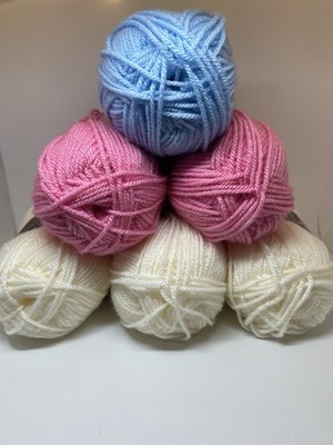 Lot Of 6: Color # Stylecraft Special Aran Yarn # 1005, 1241, 1019  Preowned READ