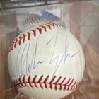Mike Tyson Autographed MLB Baseball PSA/DNA Original Certified Number G94013