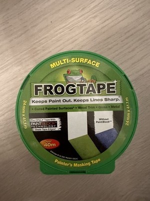 Froschband grün Multi Oberflächen Maler Abdeckband 24 mm x 41,1 m