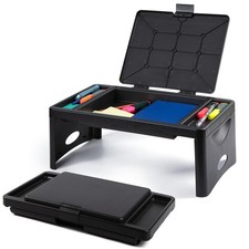 Loddie Doddie Foldable Lap Desk 9.75x12 in Portable Kids Travel Tray w/ Pocket