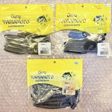 Gary YAMAMOTO 6 inch 8 inch Single Tail Grub 28pcs Worm Set, Opened but Un,