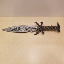 California Costume 18" plastic pirate skull cosplay knife dagger used some wear