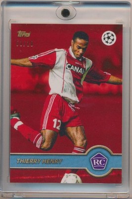 2025 Topps Lost Rookie Thierry Henry Colour Match Red /10 SSP