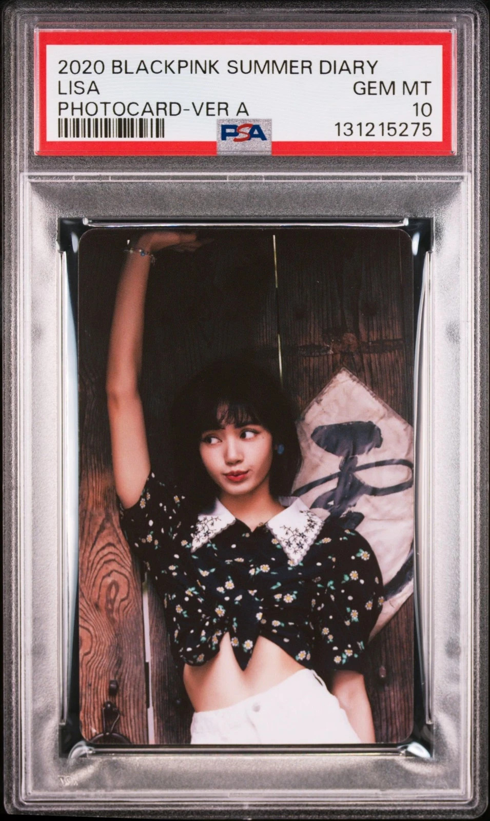 2020 Blackpink Summer Diary In Seoul  Photocard Version A Lisa Psa 10 Pop 1