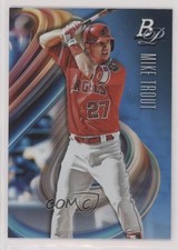 2018 Bowman Platinum Base Sky Blue Mike Trout (Batting) #49 1fq6