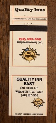 Quality Inn - Quality Inn East Winchester, VA. (Q1)