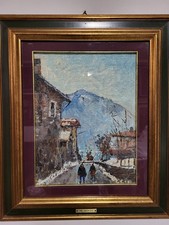 Quadro Olio Martino Dolci Brescia Pittore Bresciano archiviato Garosio Bergomi