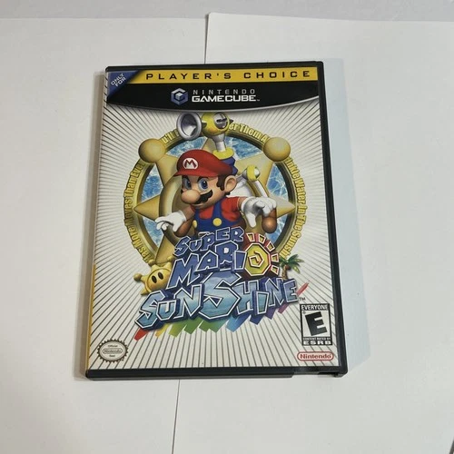 Nintendo Super Mario Sunshine GameCube Player's Choice Complete Manual & Inserts