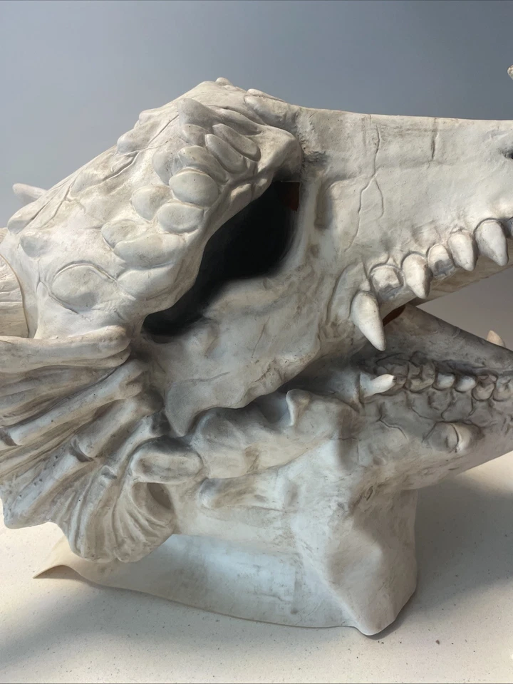 Máscara movidora boca caveira de dragão animal fantasia vestir acessório fantasia de Halloween - Imagem 2 de 4