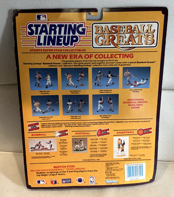 1989 Starting Lineup Baseball Greats Johnny Bench Pete Rose Kenner