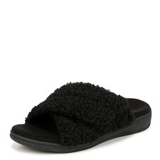 Women's Vionic, Relax II Slide Slipper J0895F1001 Black FABRIC