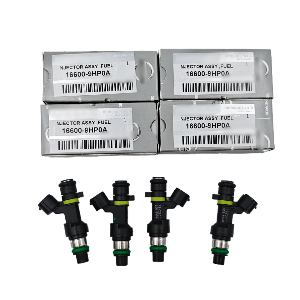 NEW 4X New Fuel Injector 16600-9HP0A for 2014-2018 Nissan Altima NV200 Rogue L4 - Image 3 of 4