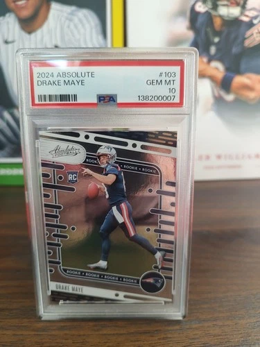 2024 Absolute - Drake Maye RC - PSA 10