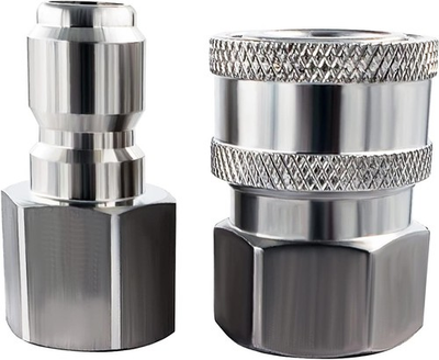 #ad 3 8quot; Quick Connect Pressure Washer Male and Female Hose Adapter Set 1 Max 5000 $23.29