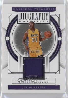 2023-24 Panini National Treasures Biography Materials 94/99 Julius Randle 10qe