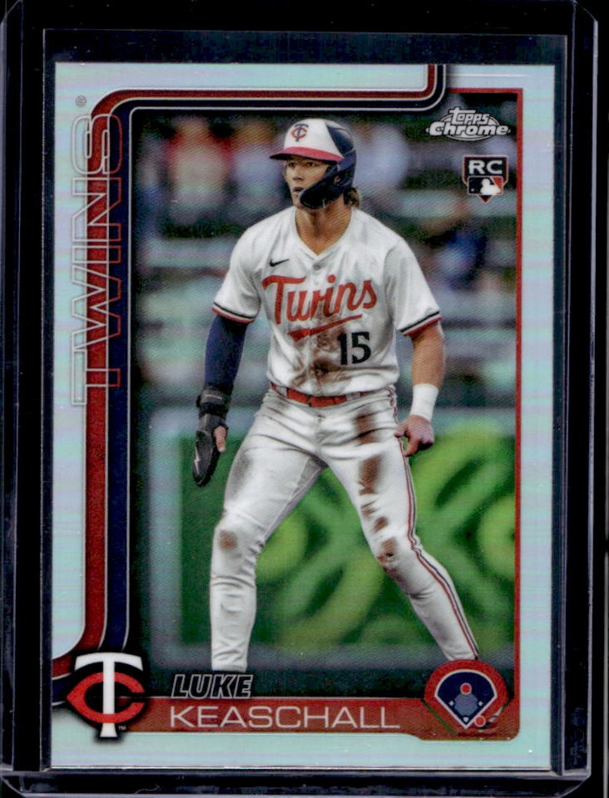 2025 Topps Chrome Update Luke Keaschall RC Refractor Rookie #USC106 Twins
