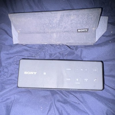 Sony Portable Mini Speaker Black NFC Wired Audio In Rectangular with Carry Case