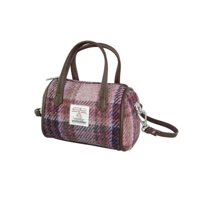 Glen Appin of Scotland 100% Harris Tweed 'Lossie' Tiny Bowling Bag