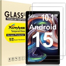 2 Pack 10.1 Inch Tablet Tempered Glass Screen Protector, 9H Hardness, Anti-Scrat