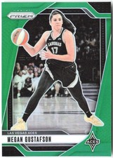 Megan Gustafson Panini Prizm WNBA - Green Prizms 78 2024 Las Vegas Aces