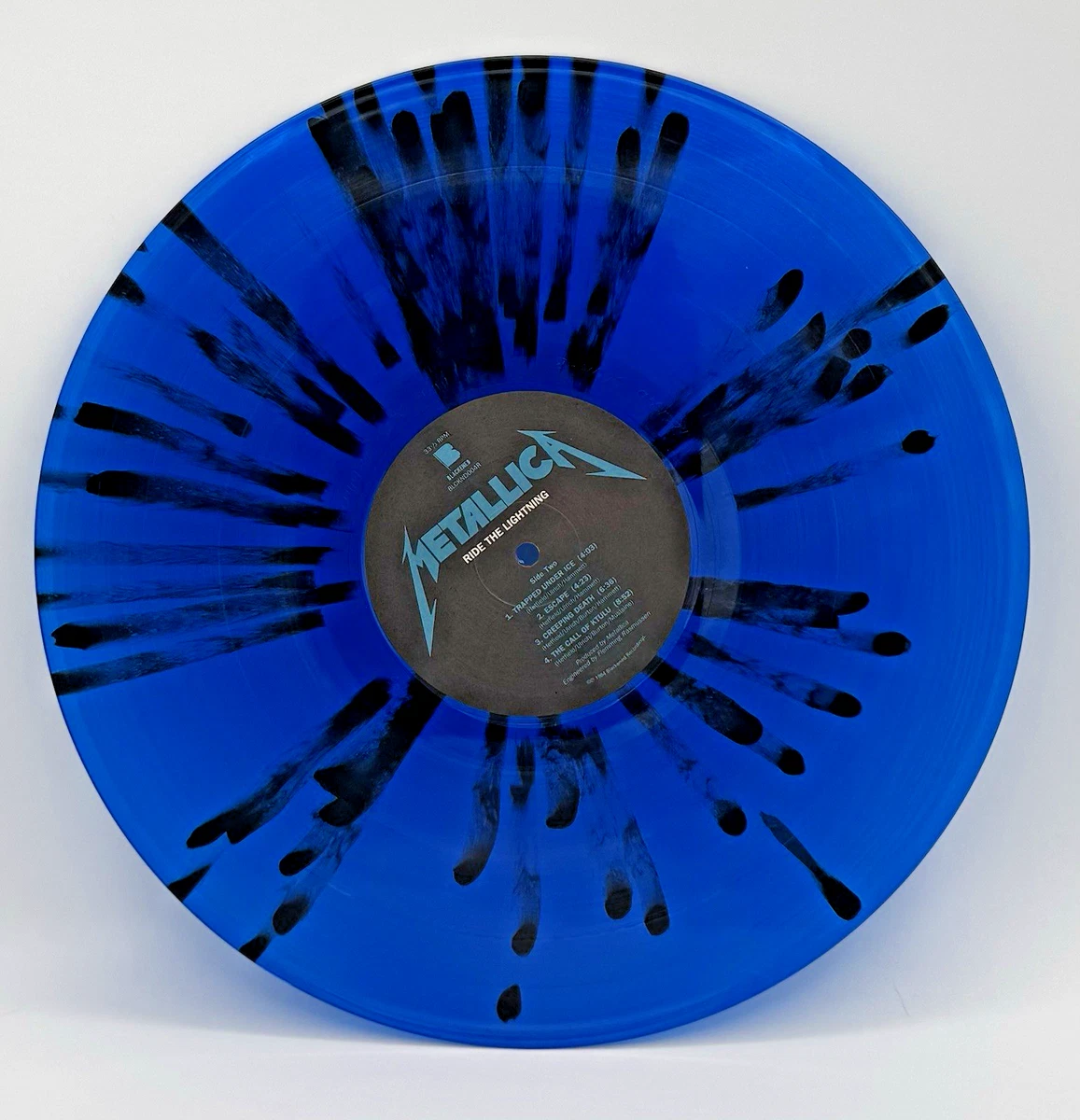 Metallica - Ride The Lightning (Vegas Sphere Pop Up Splatter Blue/Black Vinyl)