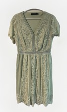 Merokeety Size M Dress-Mint Color with Lace Accents  Great