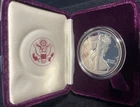 1989 SILVER AMERICAN EAGLE PROOF .999  1 $ COIN SAN FRANSISCO MINT FREE SHIPPING
