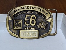 VINTAGE 1993 LIMITED EDITION TRACTOR IMPLEMENT SUPPLY CO TISCO 56 BELT BUCKLE