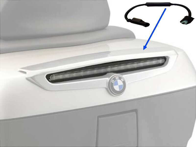 Module stroboscopique feu stop top case R1200RT pour éviter les collisions arrière