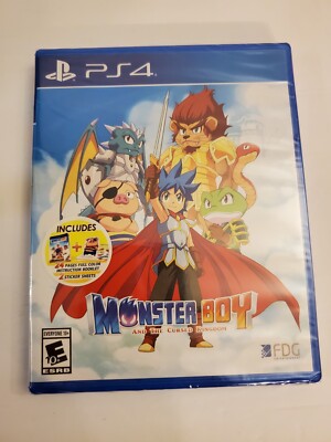 MONSTER BOY AND THE CURSED KINGDOM PS4 FDG ENTERTAINMENT NEW SEALED