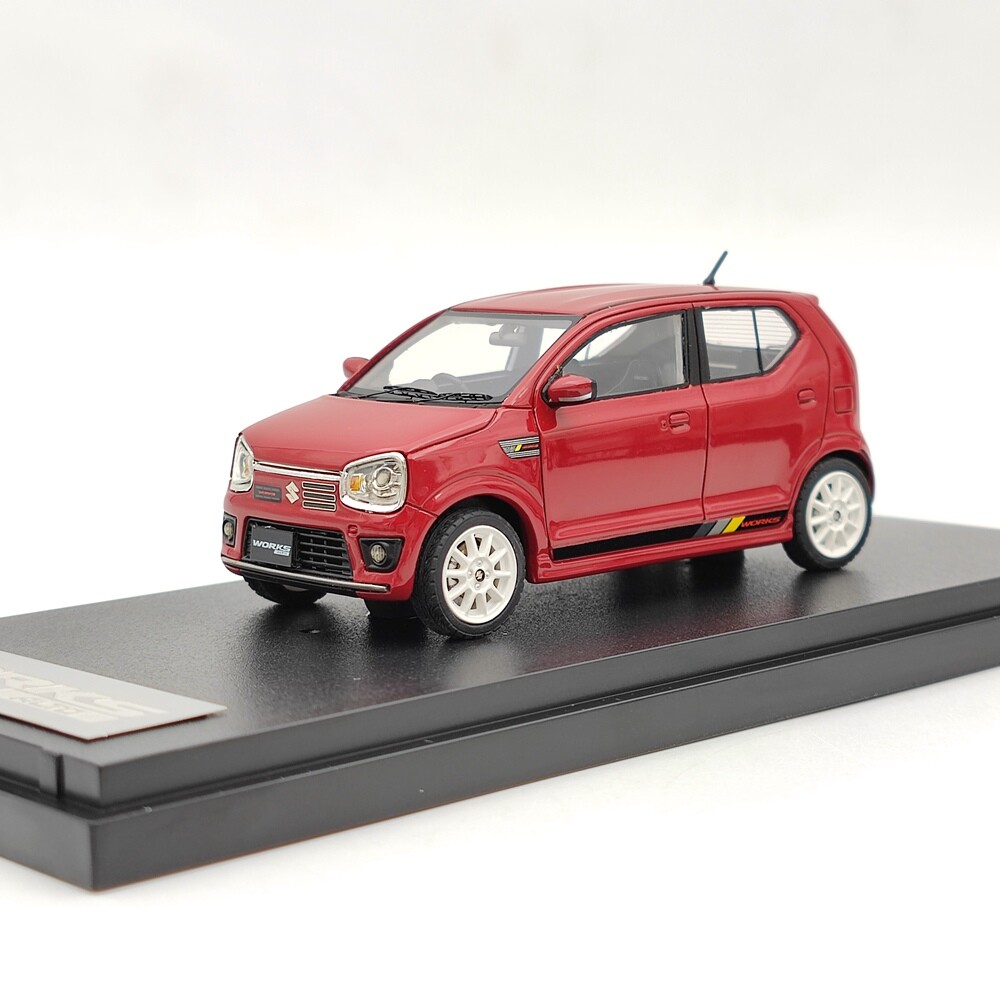 Mark43 1/43 Suzuki ALTO Works HA36S Red PM4360WCR Resin