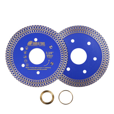 Diamond Cutting Disc 85mm Turbo Saw Blade for Tiles Ceramic Granite SHDIATOOL