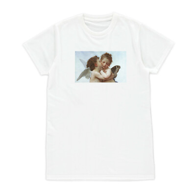 Amor Kiss T-Shirt Bouguereau Aesthetic Grunge Alternative 90s Damen Herren