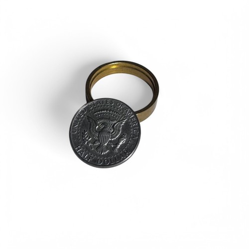 LOCKING DOLLAR THIRTY FIVE TRICK BY JOHNSON PRODUCTS / Vintage Coin Magic Trick - Picture 3 of 4