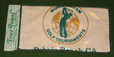 Pebble Beach PRO AM Vintage UNOPENED Golf Towel Made in USA Collectors MUST L@@K
