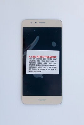 Dalle écran et vitre tactile LCD pour Huawei Honor 8 couleur or / état neuf - Photo 1/2