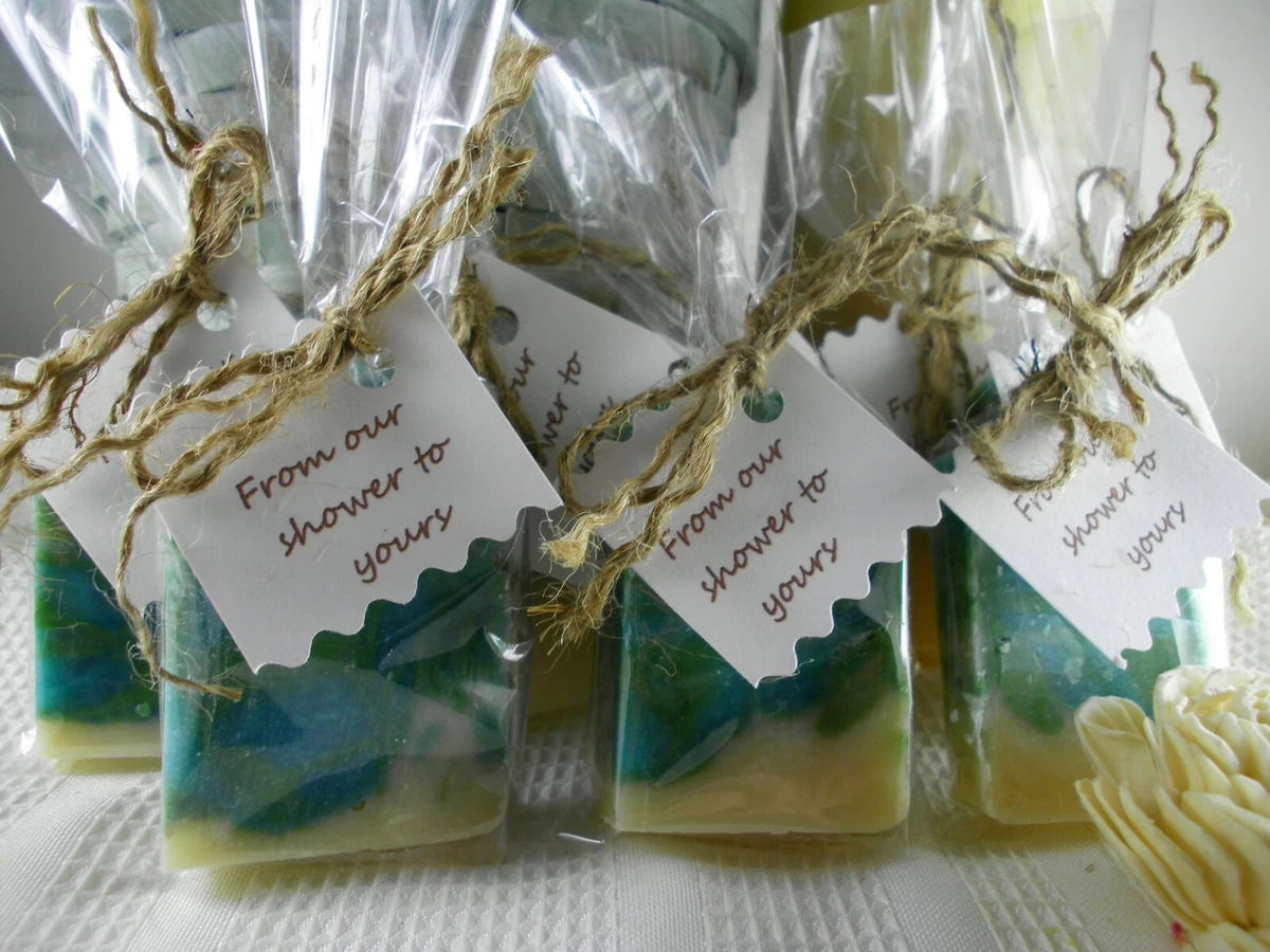 20 Mini Natural Soap Bridal Baby Party Favor Wedding Shower Custom Gift Giving