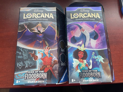 Disney Lorcana Rise of the Floodborn Starter Deck Lot 2 New Sealed | eBay