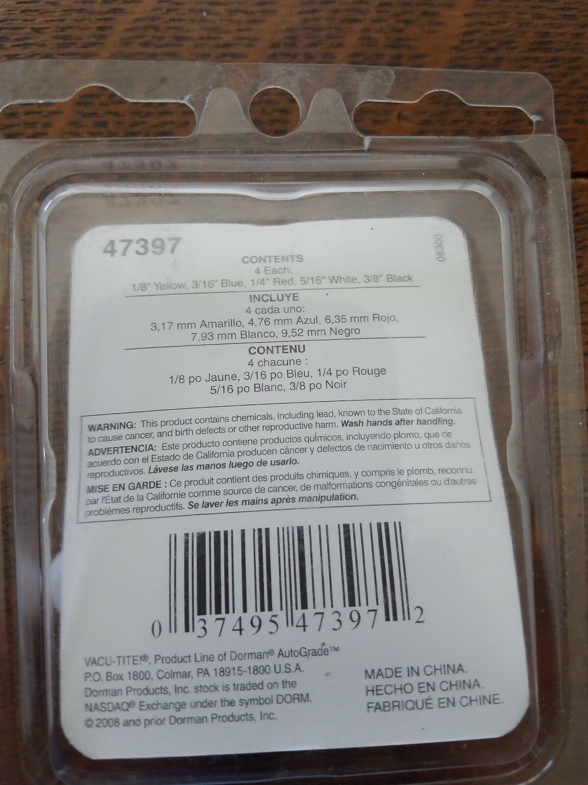 NEW 47397 DORMAN / HELP VINYL VACUUM CAP ASST OF 20 caps (LOC-PCV) | eBay